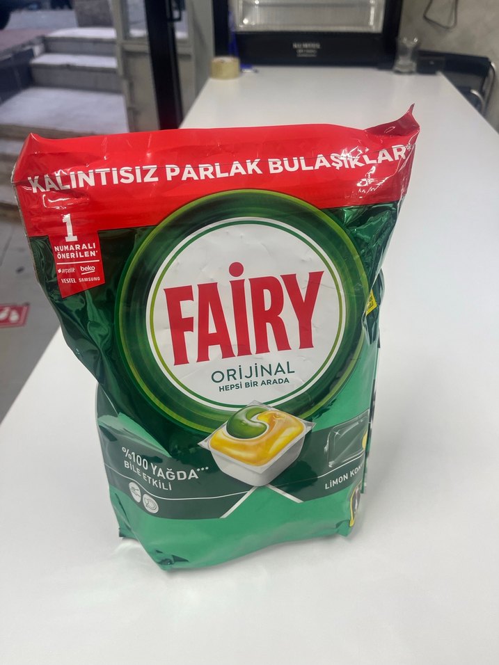 Fairy Orijinal Limon Kokulu Bulaşık Tableti 60'lı - Görsel 2