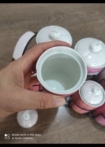 Acar home Pastel Pembe Baharatlık Takımı - Görsel 3