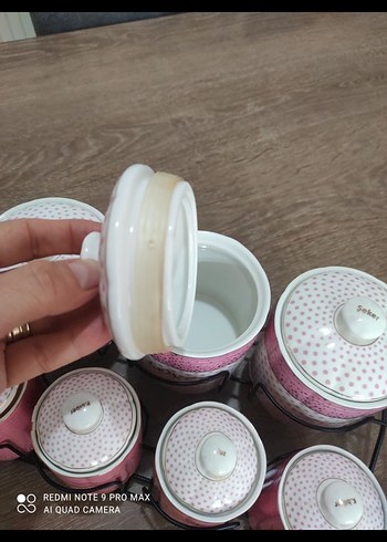 Acar home Pastel Pembe Baharatlık Takımı - Görsel 5