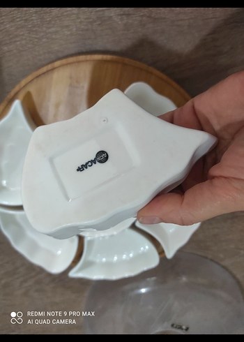 Acar Beyaz Bohem kahvaltı takımı Servis Tabağı - Görsel 4