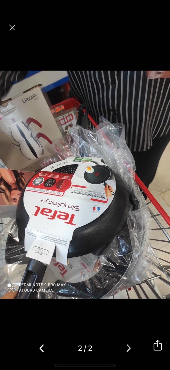 Tefal Simplify Siyah 24 cm Tava - Görsel 2