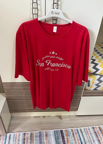 Renkli Baskılı Beyaz Kadın Tişört - Görsel 6