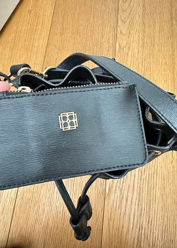 Beymen Siyah Deri küçük Kova Çanta - Görsel 3