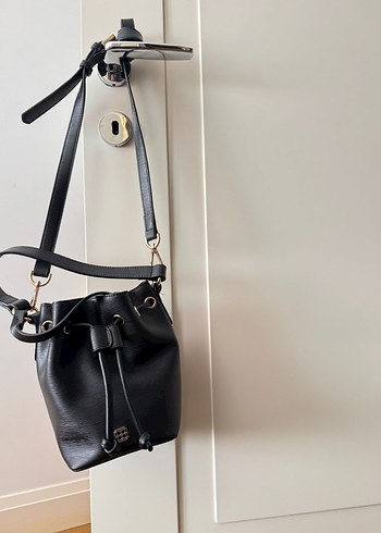 Beymen Siyah Deri küçük Kova Çanta - Görsel 5
