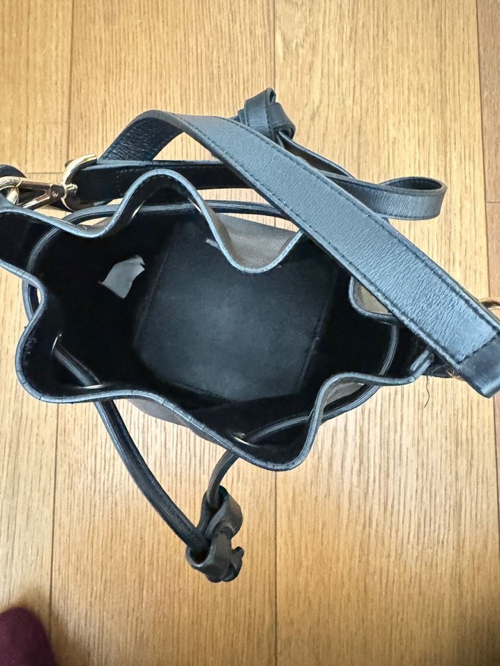 Beymen Siyah Deri küçük Kova Çanta - Görsel 4