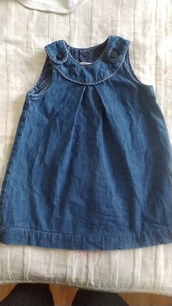 H&M kız bebek kot elbise