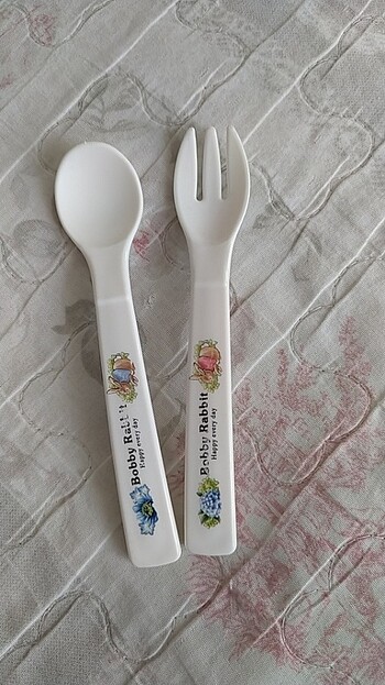 İki bölmeli kapaklı kaşık ve çatallı mama kabı - Görsel 6