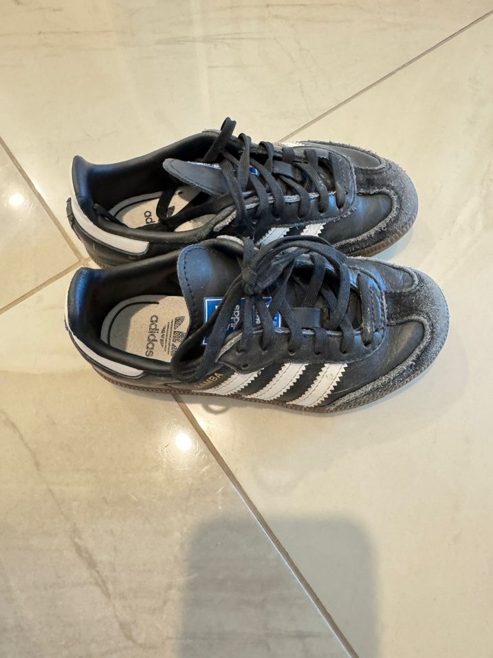 Erkek Çocuk Siyah Adidas samba Spor Ayakkabı - Görsel 3