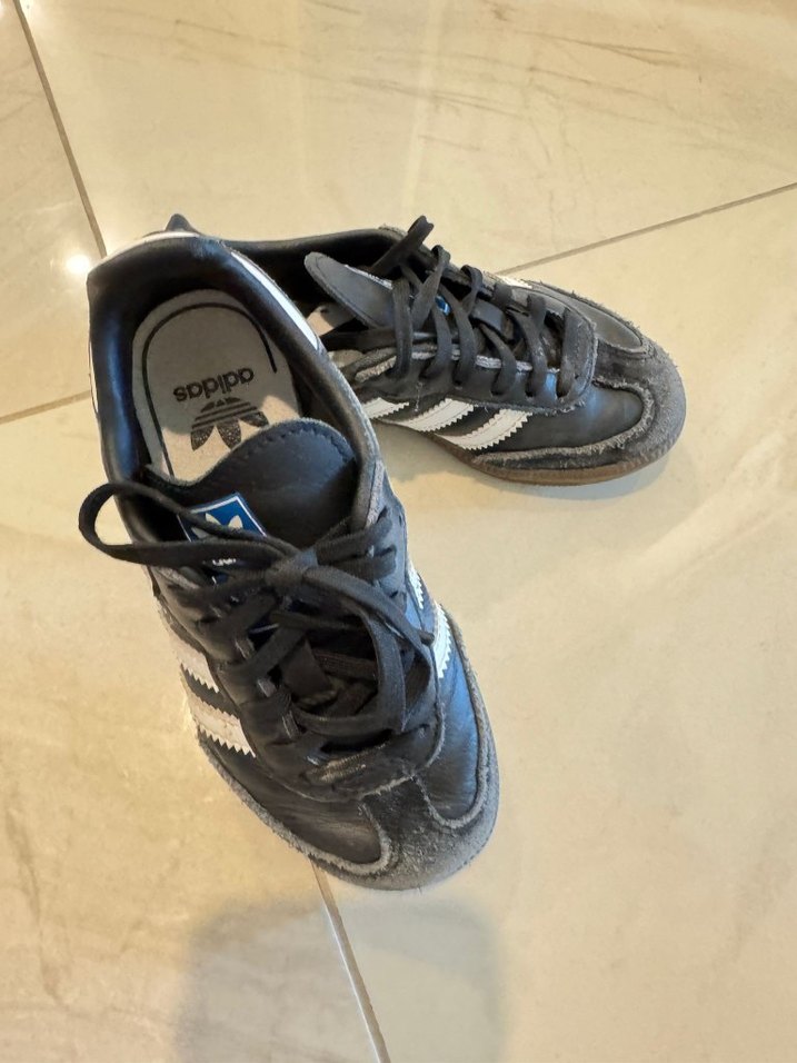 Erkek Çocuk Siyah Adidas samba Spor Ayakkabı - Görsel 2