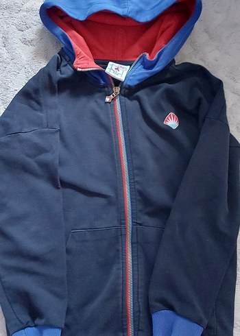 Bahçeşehir Koleji Koyu Mavi Fermuarlı Sweatshirt 8-9 yaş