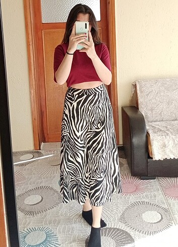 Diğer Zebra desen etek