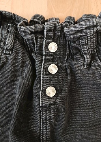 Zara Düğmeli Kız Kot Pantolon