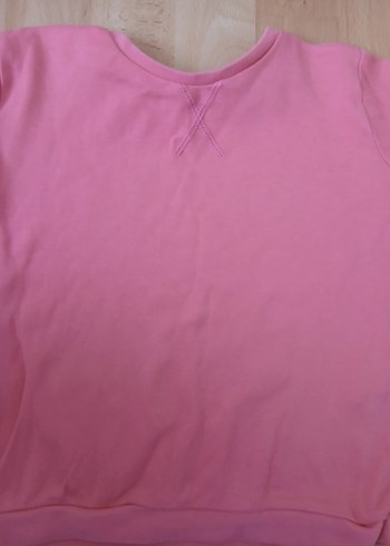 LC Waikiki Pembe Sweatshirt ve Gri Eşofman Altı