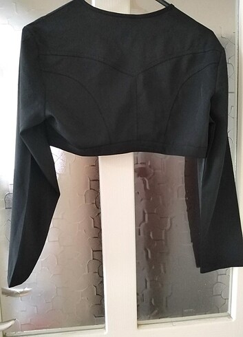 xl Beden siyah Renk Siyah Uzun Kollu Bolero