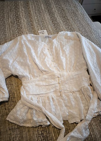 Beyaz Nakışlı takım elbise - Görsel 5