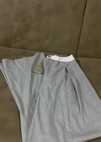 Gri Regular Fit Kadın Pantolon