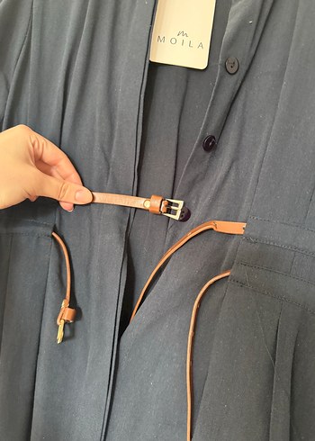 Siyah, Uzun, Kemerli Kadın Elbise Suud collection - Görsel 2