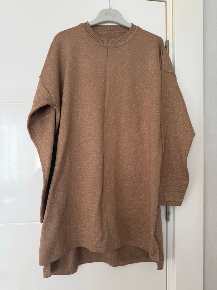 Kahverengi Triko Kadın Takım - Görsel 3