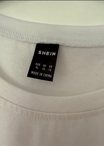 Kadın Beyaz Pamuklu Baskılı Tişört - Görsel 3