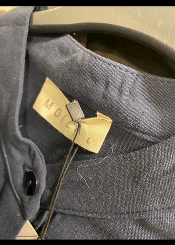 Kemer Detaylı Lacivert Uzun Kollu Kadın Elbise - Görsel 2