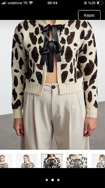 Trendyol & Milla leopar hirka