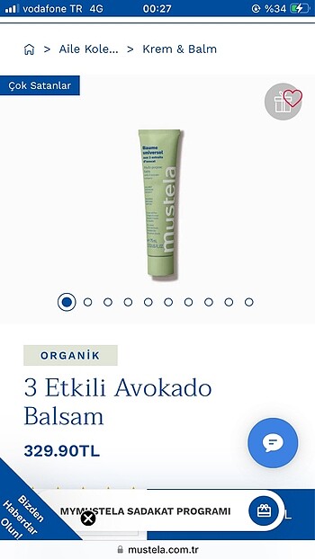 MUSTELA 3 ETKILI BALSAM