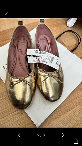 Zara zara gold babet