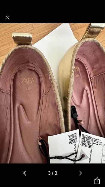 38 Beden zara gold babet