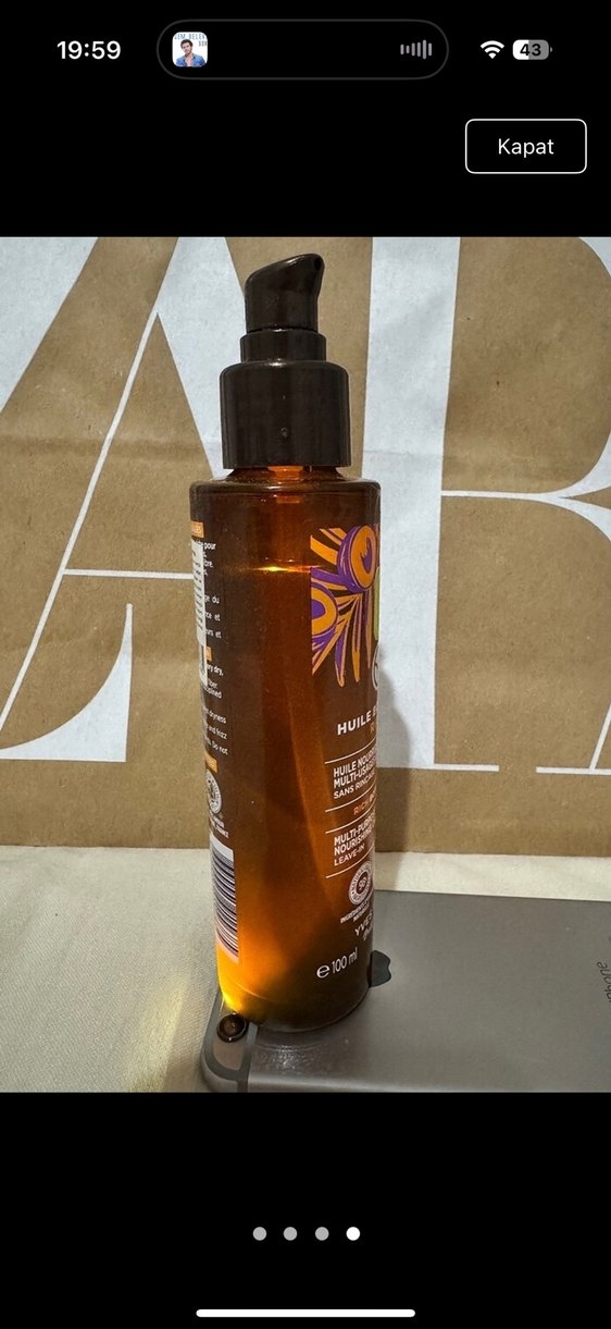 Ultra Onarıcı Saç Bakım Yağı Yves rocher - Görsel 4