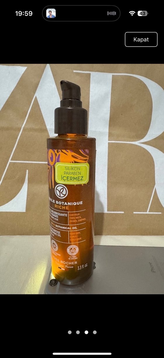 Ultra Onarıcı Saç Bakım Yağı Yves rocher - Görsel 3