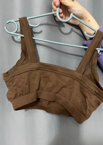 Kahverengi Midi Spor Sütyeni - Görsel 2