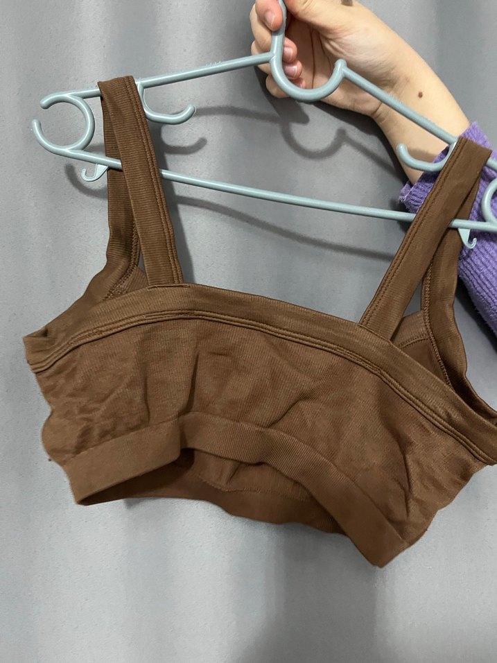 Kahverengi Midi Spor Sütyeni - Görsel 2