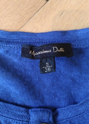 s Beden Massimo Dutti, yepyeni, 0 keten,saks mavisi çok şık bluz????