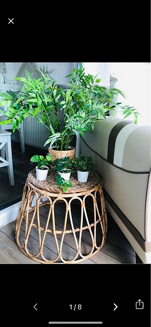 İkea yapay bitki ikea saksı