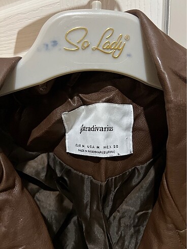 Stradivarius Deri ceket