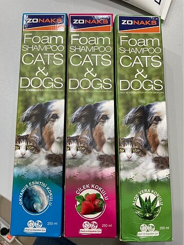 Zonaks kedi ve köpek şampuanı