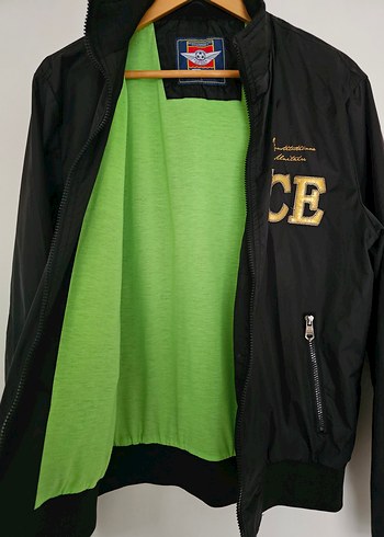 Fermuarlı Siyah Kadın Bomber Ceket - Görsel 5