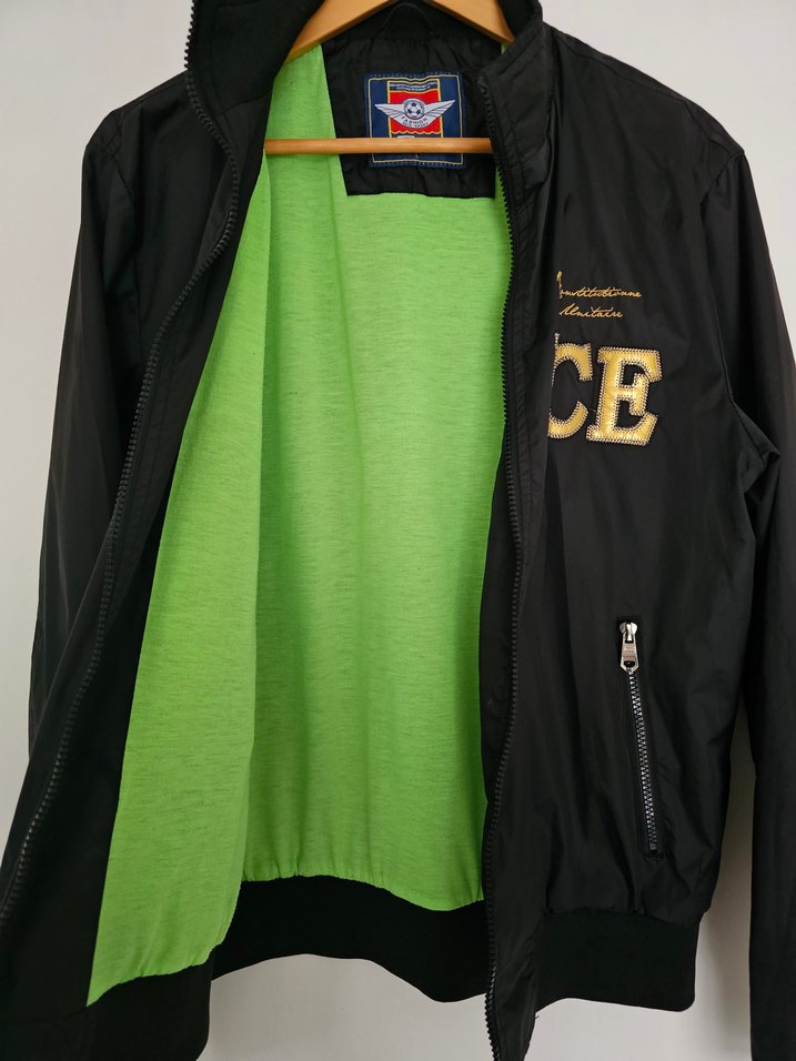 Fermuarlı Siyah Kadın Bomber Ceket - Görsel 5