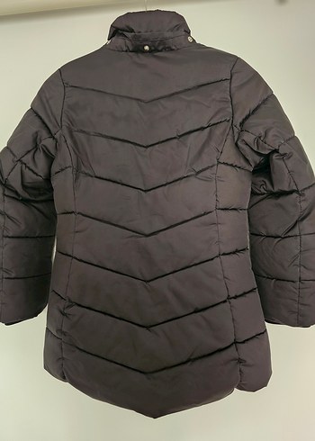 Kiz Çocuk Siyah Sisme Mont - Görsel 8