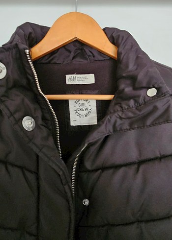 Kiz Çocuk Siyah Sisme Mont - Görsel 5