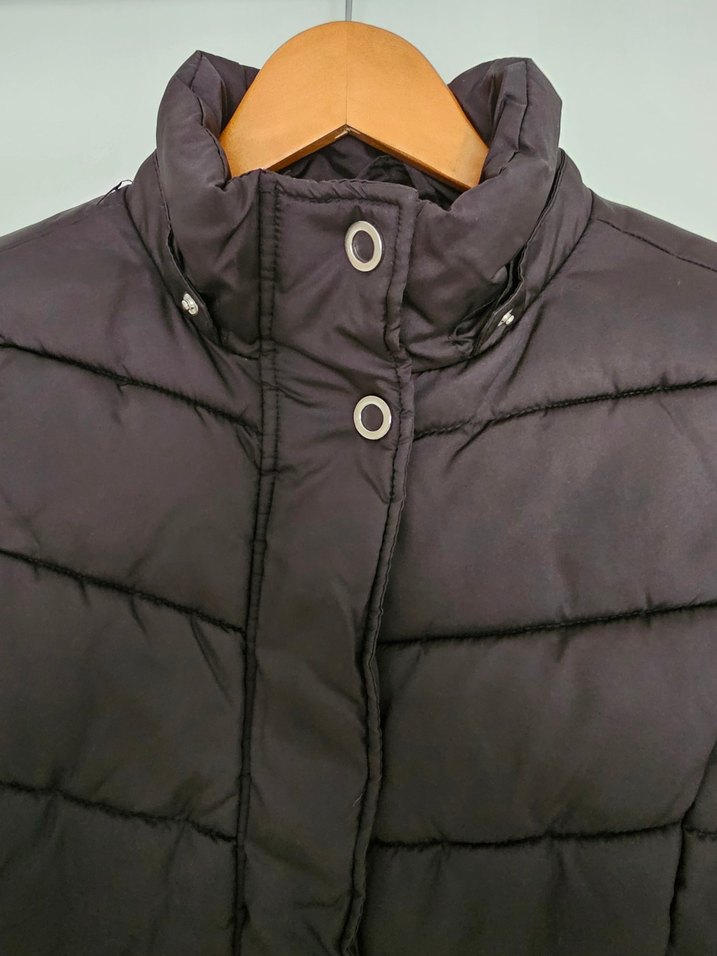 Kiz Çocuk Siyah Sisme Mont - Görsel 3