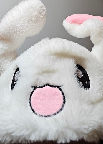 Kulaklari Hareket Eden Peluş Şapka - Görsel 4