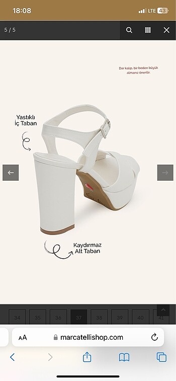 Diğer Marcatelli gelin ayakkabısı