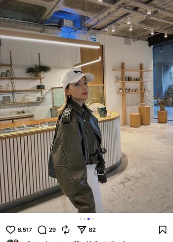 Zara Zara marka deri ceket