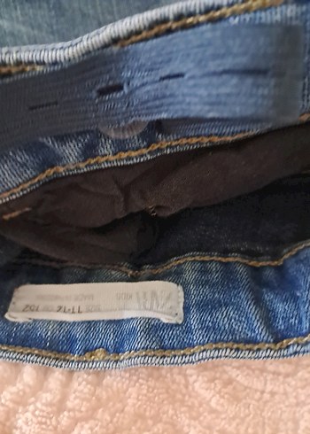 Zara Mavi Mini Denim Şort