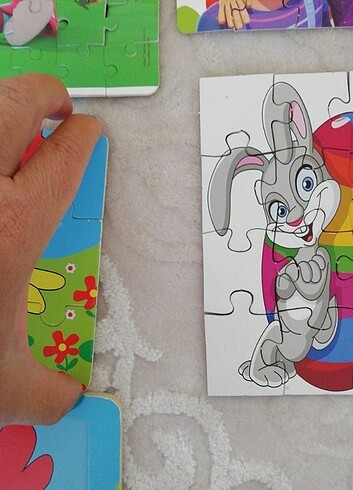 Beden 4 adet mini puzzle