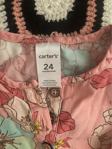 Carters Bluz yarım kol