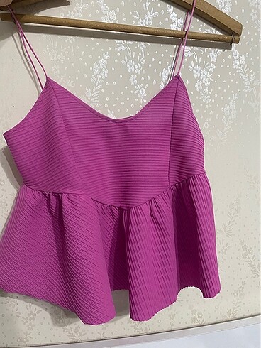 Zara büstiyer crop top ip askılı