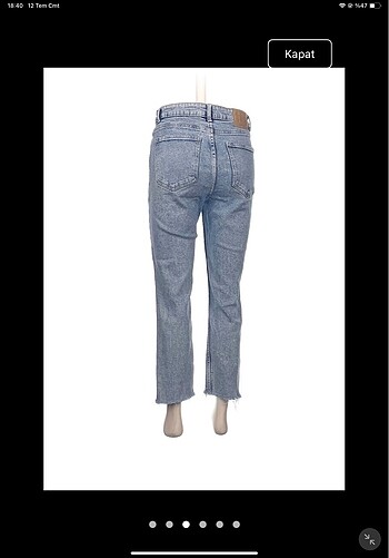 40 Beden Stradivarius kot jean pantolon