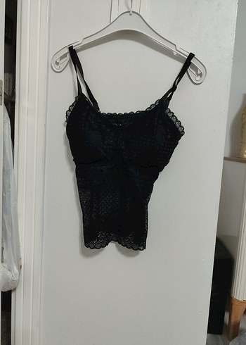 Siyah Mini Gotik Bralet